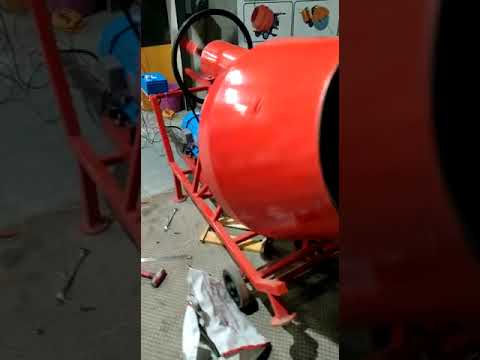 Diesel semi-automatic half bag concrete mixer