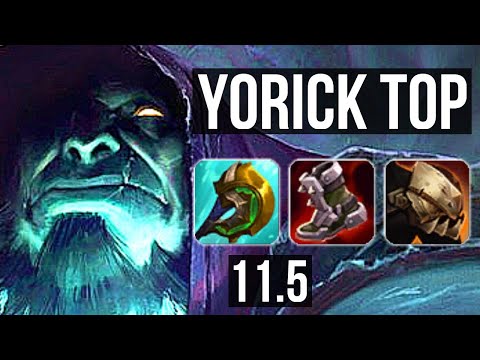 YORICK vs KAYLE (TOP) | 4.6M mastery, 1900+ games | BR Diamond | v11.5