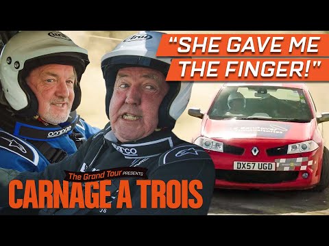 Clarkson, Hammond and May Race An Angry French Woman | The Grand Tour: Carnage A Trois