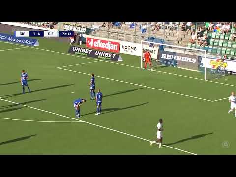 Emmanuel Banda superb goal for Djurgarden against GIF Sundsvall