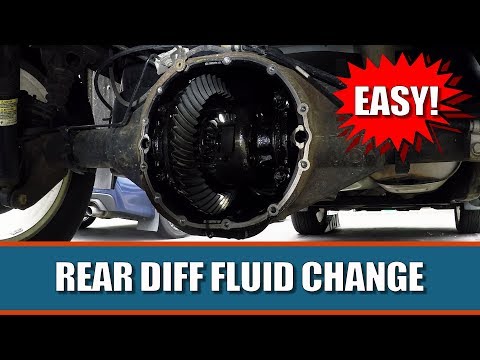 Change Rear Differential Fluid Complete Guide  - Silverado Tahoe Sierra Escalade