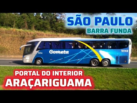 Viação Cometa - São Paulo (Barra Funda) x Araçariguama (Portal do Interior) #viagem 