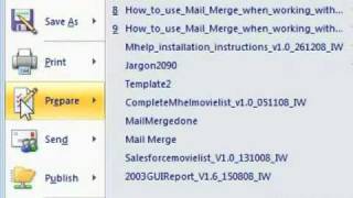 Learn How to : Remove restricted permission from a document - Microsoft Word 2007