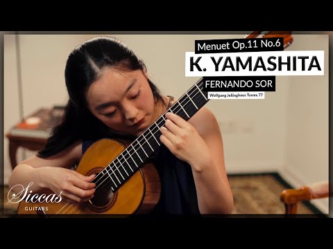 Kanahi Yamashita plays Menuet Op.11 No.6 in A-Major by Fernando Sor on a W. Jellinghaus Torres 77