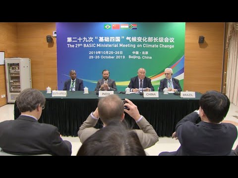 BASIC Nations Call on Climate Change Support from Developed Countries