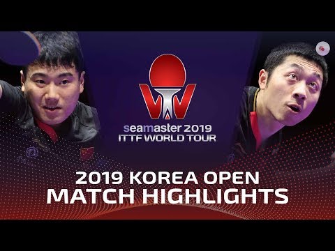 Xu Xin vs Liang Jingkun | 2019 ITTF Korea Open Highlights (1/4)