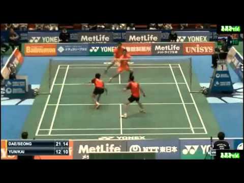 35 longest Men doubles Badminton rally at Yonex Japan Open 2015