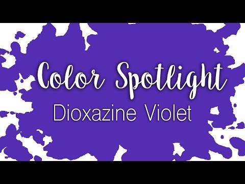 Color Spotlight: Dioxazine Violet / Watercolor Color Profile