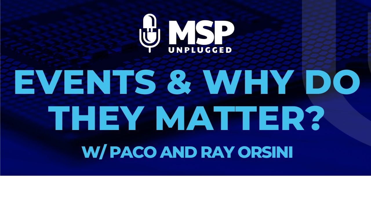 Tech Talk Tuesday - Events and why they matter
