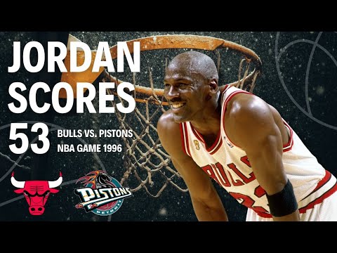 53 POINTS! Jordan Goes OFF Against Detroit