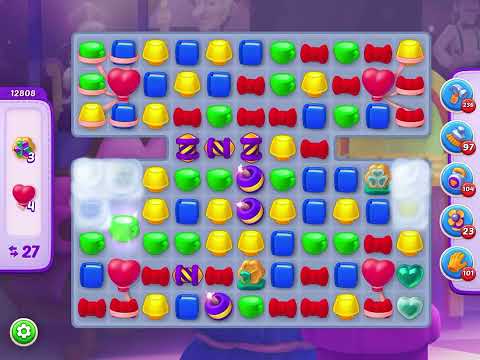 Homescapes level 12808 hard extra moves