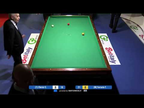 FERRARIO vs CLERICI - 5^PROVA BILIARDO BTP 2017 S.ANTONINO
