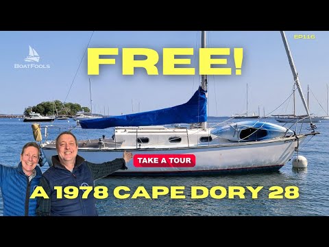 A FREE Cape Dory 28! Classic Carl Alberg Sailboat Needs a New Home! [[SOLD]]