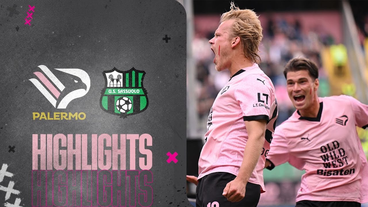 Palermo - Sassuolo 5-3, gli highlights del match