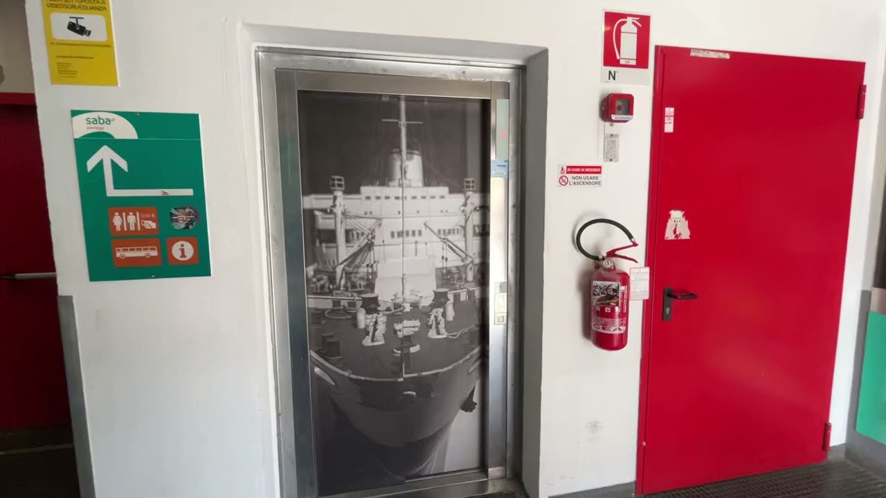 2018 Schindler 6300 MRL traction elevator @ Parking house Saba Silos, Trieste, Italy