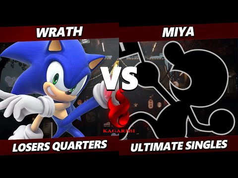 Kagaribi 13 TOP 8 - Wrath (Sonic) Vs. Miya (Game & Watch) Smash Ultimate - SSBU