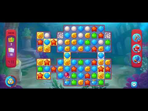 Fishdom game video level 8636 #youtube #fishdom #gamevideo