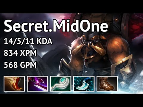 Dota Memories Secret.MidOne - Earthshaker highlights - Game 3316496219 - Dota 2