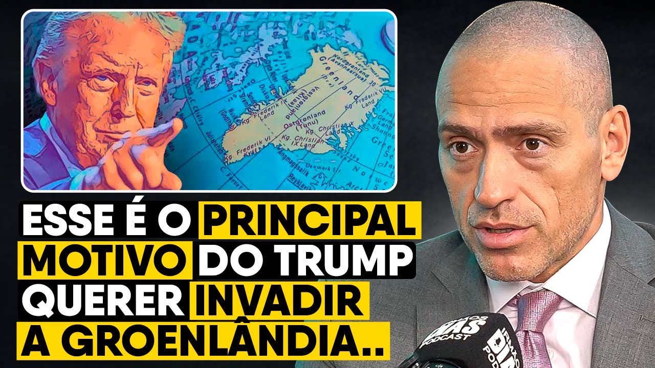 POR QUE TRUMP QUER INVADIR A GROENLÂNDIA? O PLANO GEOPOLÍTICO DOS EUA!