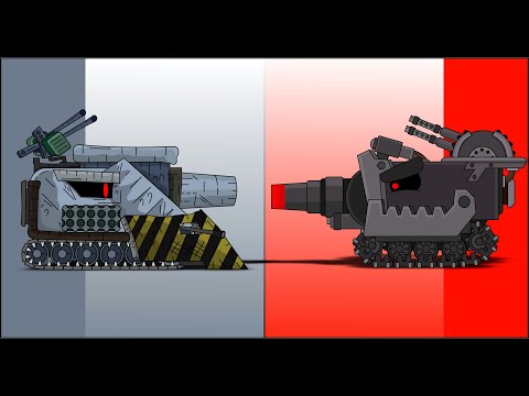 Drawing Cartoon Tank Mini Monster - Cartoons About Tanks