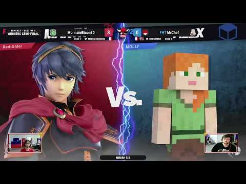 MINISH 5.5 SSBU - Red Sider (Marth) VS Diggito (Steve) - Winner Semi Final