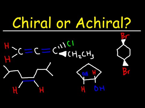 Chiral and Achiral Molecules - Allenes and Alkenes