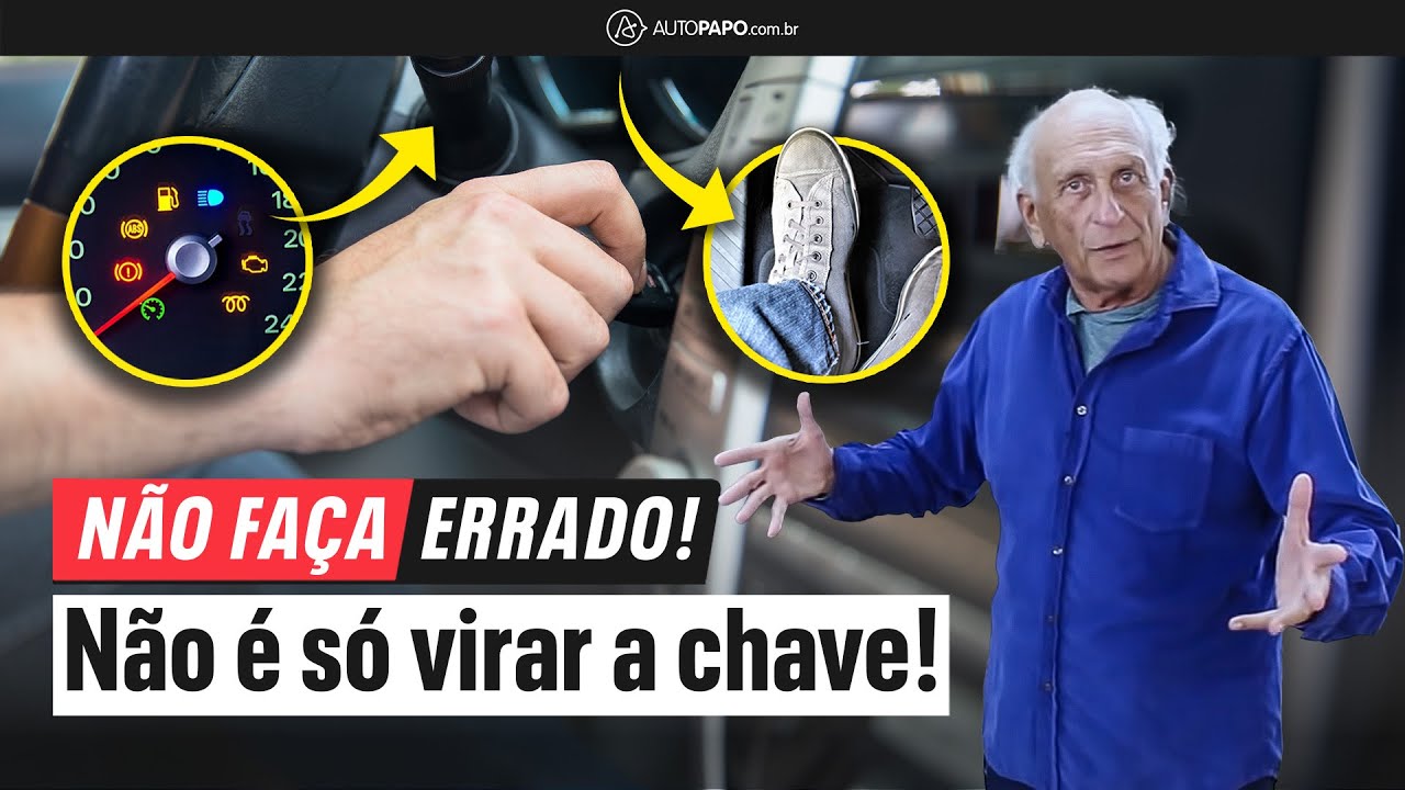 Você liga o motor do seu carro do jeito errado! Confira!