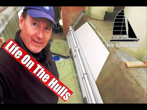 Ep129 Tidying Up Underfloor Conduits - Complete Catamaran Build