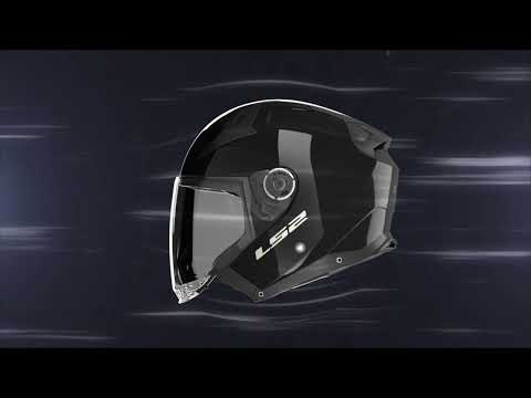 LS2 OF603 INFINITY II Jethelm mit integrierter Sonnenblende