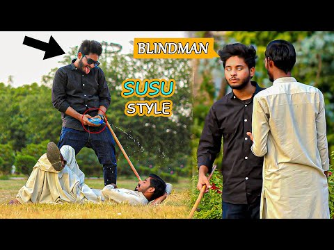 Blindman Peeing in Public Prank  | Prank in Pakistan | @ZaidChulbula