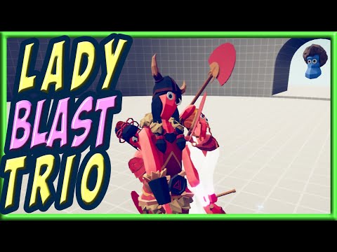 Lady Blast Trio vs Every Faction - TABS Bug DLC MODS GAMEPLAY