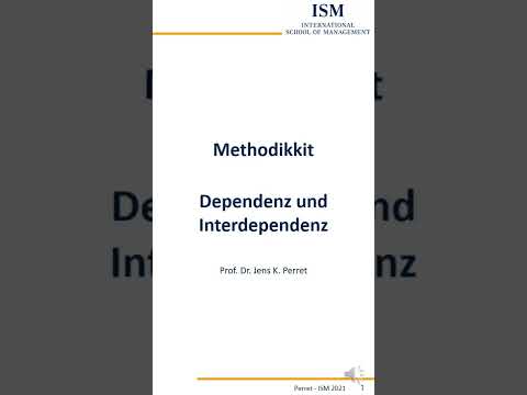 Methodikkit Statistik - Was ist der Unterschied zwischen Dependenz- und Interdependenz(methoden)