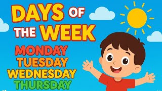 Days Of The Week In English | Nursery Rhymes | Kids Songs | Toddler Learning Video