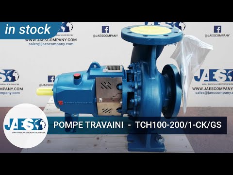 POMPE TRAVAINI TCH100-200/1-CK/GS (IN STOCK) Pump - Pompa - Bomba