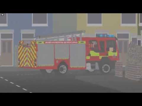 Bolton Central First Pump Turnout - GMFRS Roblox