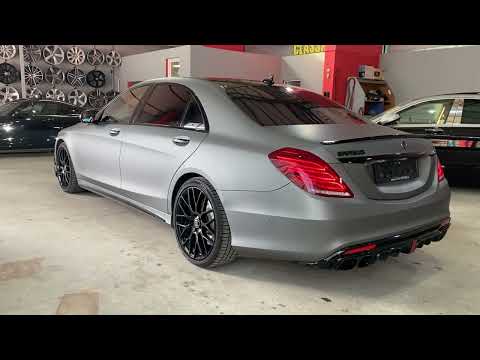 Mercedes S500 V8 Brabus exhaust system