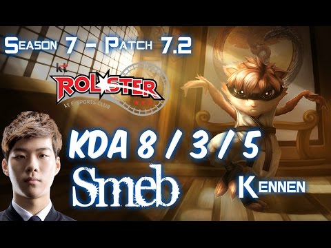 KT Smeb KENNEN vs JAYCE Top - Patch 7.2 KR Ranked