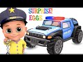 police chase | Cop car chase - prison escape, fire truck | new surprise eggs 2020
