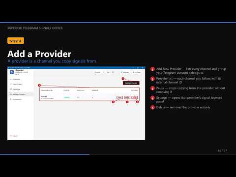 Video Superior Telegram To MT5 Signals Copier