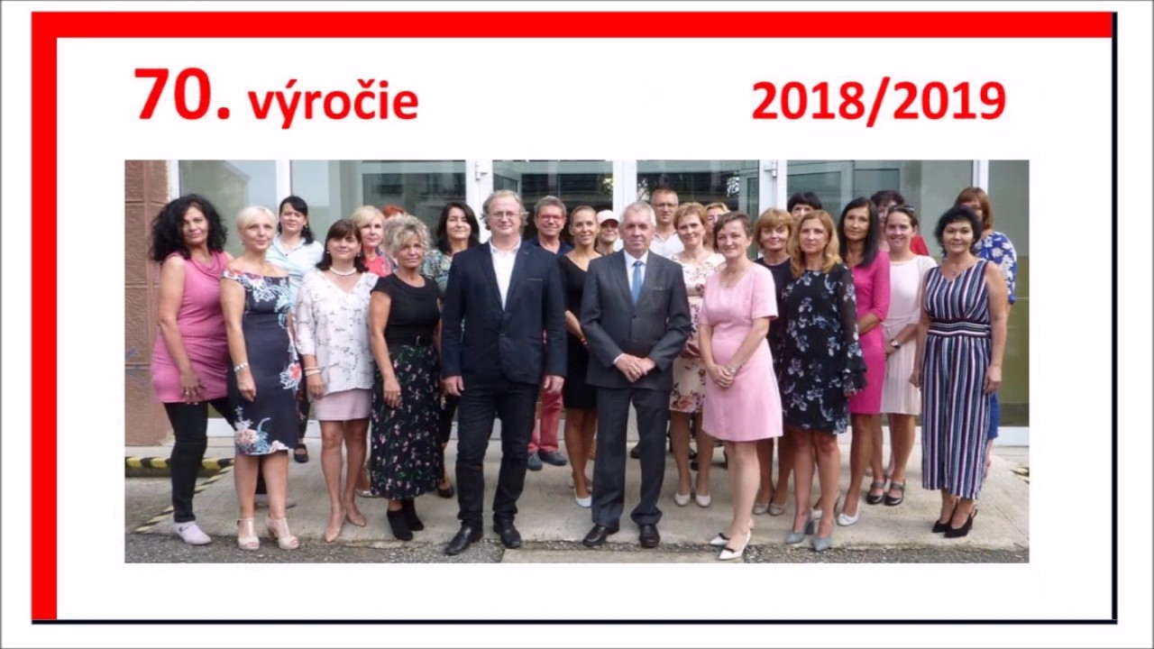 70. výročie školy
