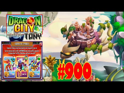 Dragon City "Capítulo 900 - Guerra de Leyendas: Isla Laberinto Fortaleza" por Tony