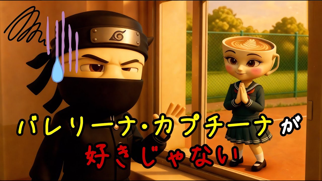 イタリアンブレインロット曲「バレリーナ・カプチーナが好きじゃない」カプチーノ・アサシーノ