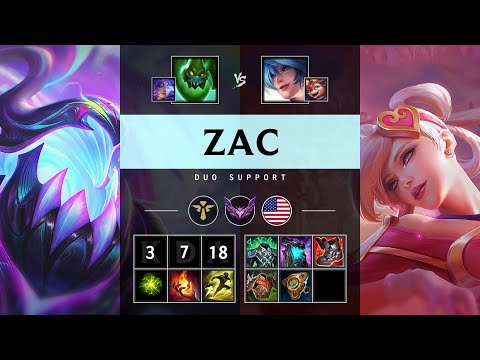 Zac Support vs Sona - NA Master Patch 25.17