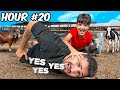 Saying Yes to my lil brother for 24 hours !
