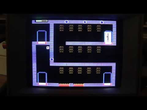 Applesoft BASIC Game #5 (Double Deadly Orbs) on Apple IIc Plus