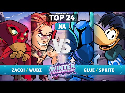 Zacoi & wubz vs. Glue & Sprite - Elimination Top 24 - Brawlhalla Winter Championship 2023