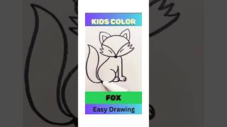 How to draw a fox easy step by step!