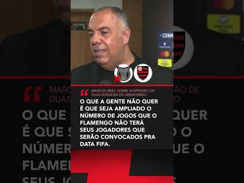 Marcos Braz foi direto ao falar sobre a paralisação do Campeonato Brasileiro #shorts
