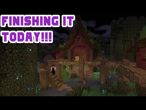 Crazy Ending: Minecraft Swamp Village Makeover!