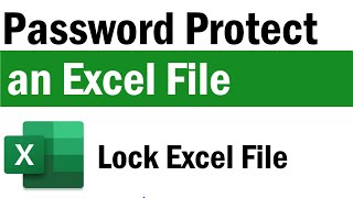 Protect an Excel File | How to Password Protect an Excel File | How to Set Password for Excel File